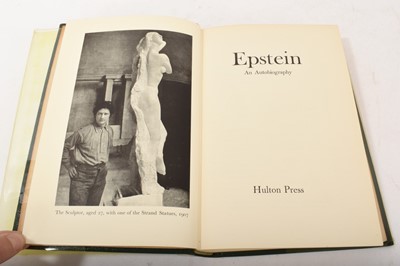 Lot 707 - Jacob Epstein, an autobiography, 1955, signed edition of 195