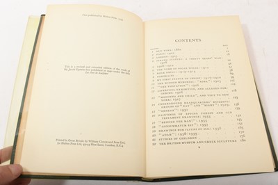 Lot 707 - Jacob Epstein, an autobiography, 1955, signed edition of 195