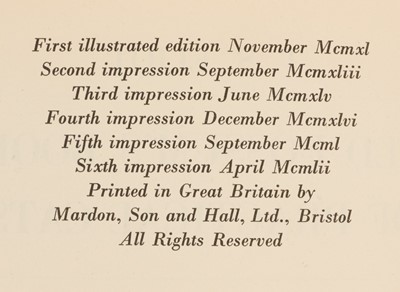 Lot 714 - T. S. Eliot, The Family Reunion, fifth impression, signed by the author