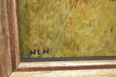 Lot 929 - *Harry Hambling (1902-1998) oil on board - The Rainbow, initialled, 53.5cm x 64.5cm, in glazed frame