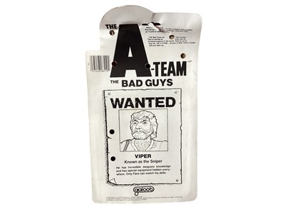 Lot 16 - Galoob (c1983) The A Team Bad Guys Viper action figure, on card (curled) and bubblepack No.8519 (1)