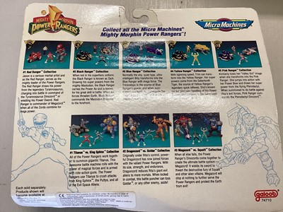 Lot 67 - Galoob (c1994) Mighty Morphin Power Rangers Micro Machines No.74700 (x5) & No.74710 (x3) (Complete Set), plus (c1991) Military Vehicle 13C-C5710 transforms into base