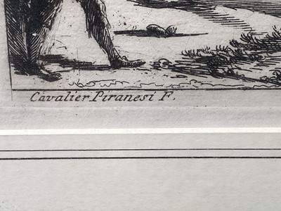 Lot 19 - After Giovanni Piranesi (1720-1778) engraving - Hadrian's Villa, 47cm x 66cm, in glazed frame