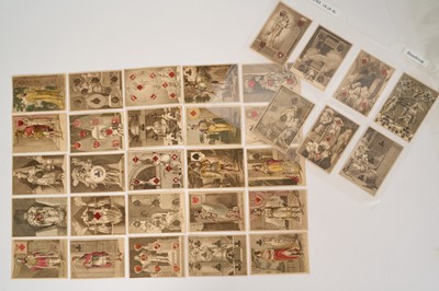 Lot 907 - Rare complete set of 52 Rudolph Ackermann transformation playing cards, circa 1819
