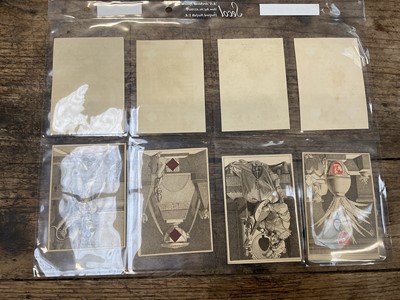Lot 907 - Rare complete set of 52 Rudolph Ackermann transformation playing cards, circa 1819