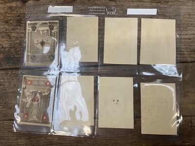 Lot 907 - Rare complete set of 52 Rudolph Ackermann transformation playing cards, circa 1819