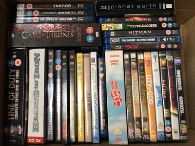 Lot 303 - Collection of DVDs and CDs (7 boxes)