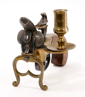 Lot 991 - George III style tinder lighter