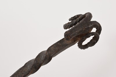 Lot 994 - Arts and Crafts wrought iron toasting fork