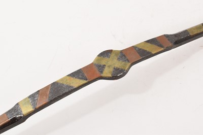 Lot 995 - Good George III brass inlaid wrought iron toasting fork