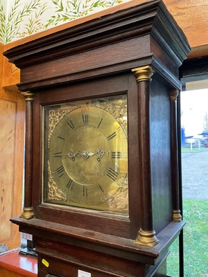 Lot 824 - 18th century eight day long case clock by Thomas Harben, Cliff Lewes.