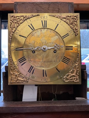 Lot 824 - 18th century eight day long case clock by Thomas Harben, Cliff Lewes.