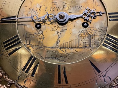 Lot 824 - 18th century eight day long case clock by Thomas Harben, Cliff Lewes.
