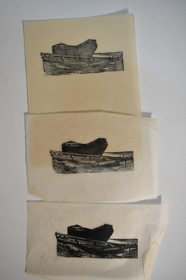 Lot 152 - Bertram Buchanan (b. 1881) collection of woodcut prints, unframed