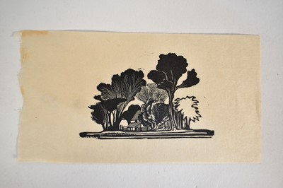 Lot 152 - Bertram Buchanan (b. 1881) collection of woodcut prints, unframed