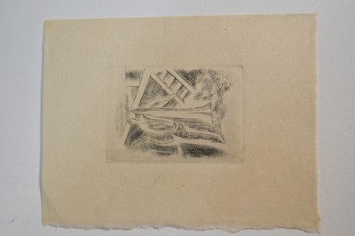 Lot 152 - Bertram Buchanan (b. 1881) collection of woodcut prints, unframed