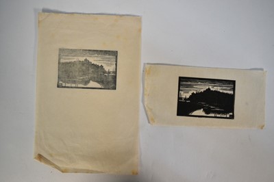 Lot 152 - Bertram Buchanan (b. 1881) collection of woodcut prints, unframed