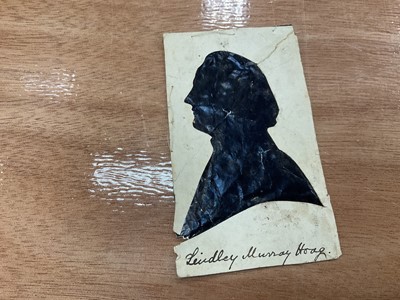 Lot 1510 - Group of 19th century silhouette portraits and similar