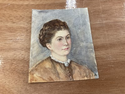 Lot 1510 - Group of 19th century silhouette portraits and similar