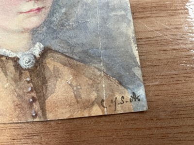 Lot 1510 - Group of 19th century silhouette portraits and similar