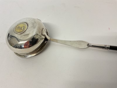 Lot 46 - George III silver toddy ladle with whalebone handle