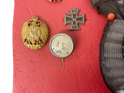 Lot 831 - Collection Imperial German stickpins and miniature medals (17)