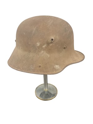 Lot 833 - Imperial German 1915 Pattern steel helmet, no liner