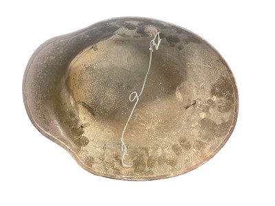 Lot 833 - Imperial German 1915 Pattern steel helmet, no liner