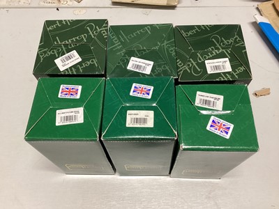 Lot 709 - Royal Doulton Three Musketeers character jugs and others including Mr Pickwick, plus Robert Harrop boxed models (2 box)