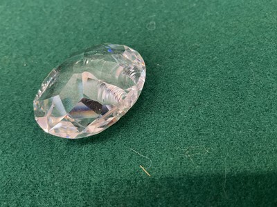 Lot 964 - Victorian glass model of the Koh-I-Noor diamond