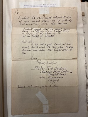 Lot 938 - Fascinating album containing letters, cuttings and ephemera, including letters from, and drafts of letters to James Stuart, the Old Pretender, and his wife Clementina in correspondence with the...