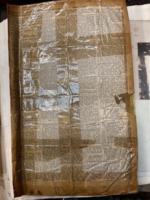 Lot 938 - Fascinating album containing letters, cuttings and ephemera, including letters from, and drafts of letters to James Stuart, the Old Pretender, and his wife Clementina in correspondence with the...