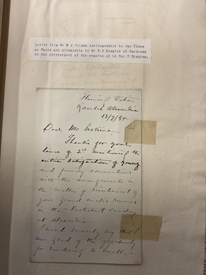Lot 938 - Fascinating album containing letters, cuttings and ephemera, including letters from, and drafts of letters to James Stuart, the Old Pretender, and his wife Clementina in correspondence with the...