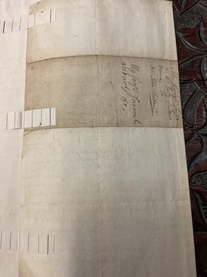 Lot 938 - Fascinating album containing letters, cuttings and ephemera, including letters from, and drafts of letters to James Stuart, the Old Pretender, and his wife Clementina in correspondence with the...
