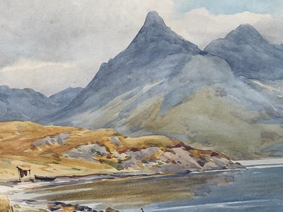 Lot 9 - Alister Macdonald, watercolour, Loch Nevis, signed and dated, 16cm x 25cm,and another by the same hand