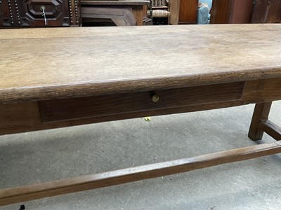 Lot 1606 - 19th French oak farmhouse table