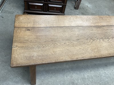Lot 1606 - 19th French oak farmhouse table