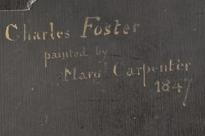 Lot 1441 - Margaret Sarah Carpenter (1793-1872) oil on panel - A portrait of Mr. Charles Foster, signed, inscribed and dated 1847, 25cm x 20cm, unframed