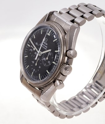 Lot 701 - Omega Speedmaster Professional stainless steel wristwatch 'The First Watch Worn on The Moon'