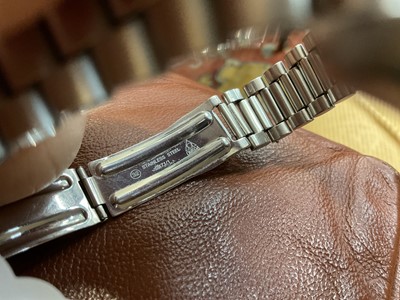 Lot 701 - Omega Speedmaster Professional stainless steel wristwatch 'The First Watch Worn on The Moon'