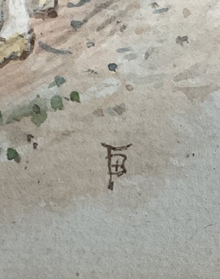 Lot 13 - After Myles Birkett Foster (1825 - 1899) pair of watercolours of women with cattle