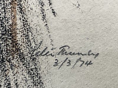 Lot 19 - Peter Thursby (1930-2011) three signed and dated pen and watercolour studies