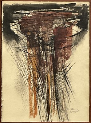 Lot 19 - Peter Thursby (1930-2011) three signed and dated pen and watercolour studies