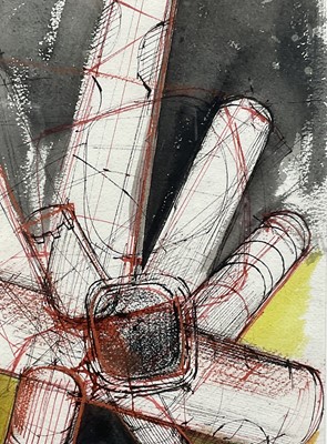 Lot 19 - Peter Thursby (1930-2011) three signed and dated pen and watercolour studies
