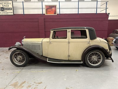 Lot 61 - 1933 Alvis Firefly sports saloon coachwork by Cross & Ellis. reg. no. VK 8185