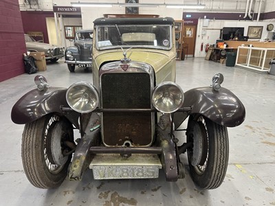 Lot 61 - 1933 Alvis Firefly sports saloon coachwork by Cross & Ellis. reg. no. VK 8185