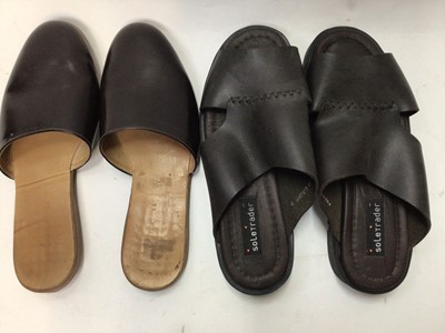 Lot 2089 - Lots of pre-owned men's summer shoes and slip-ons including Todd's, Bugatti, Polo Ralph Lauren. Plus a pair of black velvet slippers by Berk Burlington Arcade London.