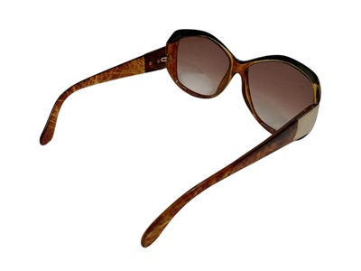 Lot 2135 - Gucci pink lens sunglasses GG1653 in Gucci hard case plus Charles Jordan sunglasses.