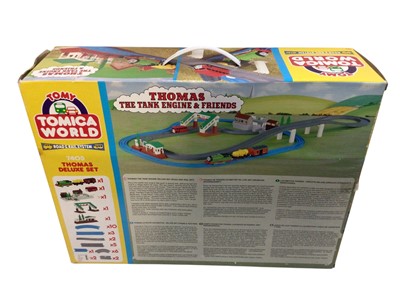 Lot 1966 - Tomy Thomas the Tank Engine & Friends deluxe set, boxed 7403, with other accessories and books (1 box)