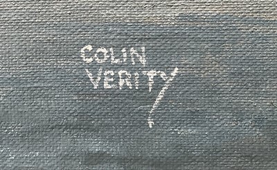 Lot 1222 - *Colin Verity (1924-2011) oil on board - Picking up the Pilot, signed, 40 x 60cm, framed